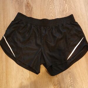 Athletic Works Black Women's Athletic Shorts Xl Running Workout Shorts